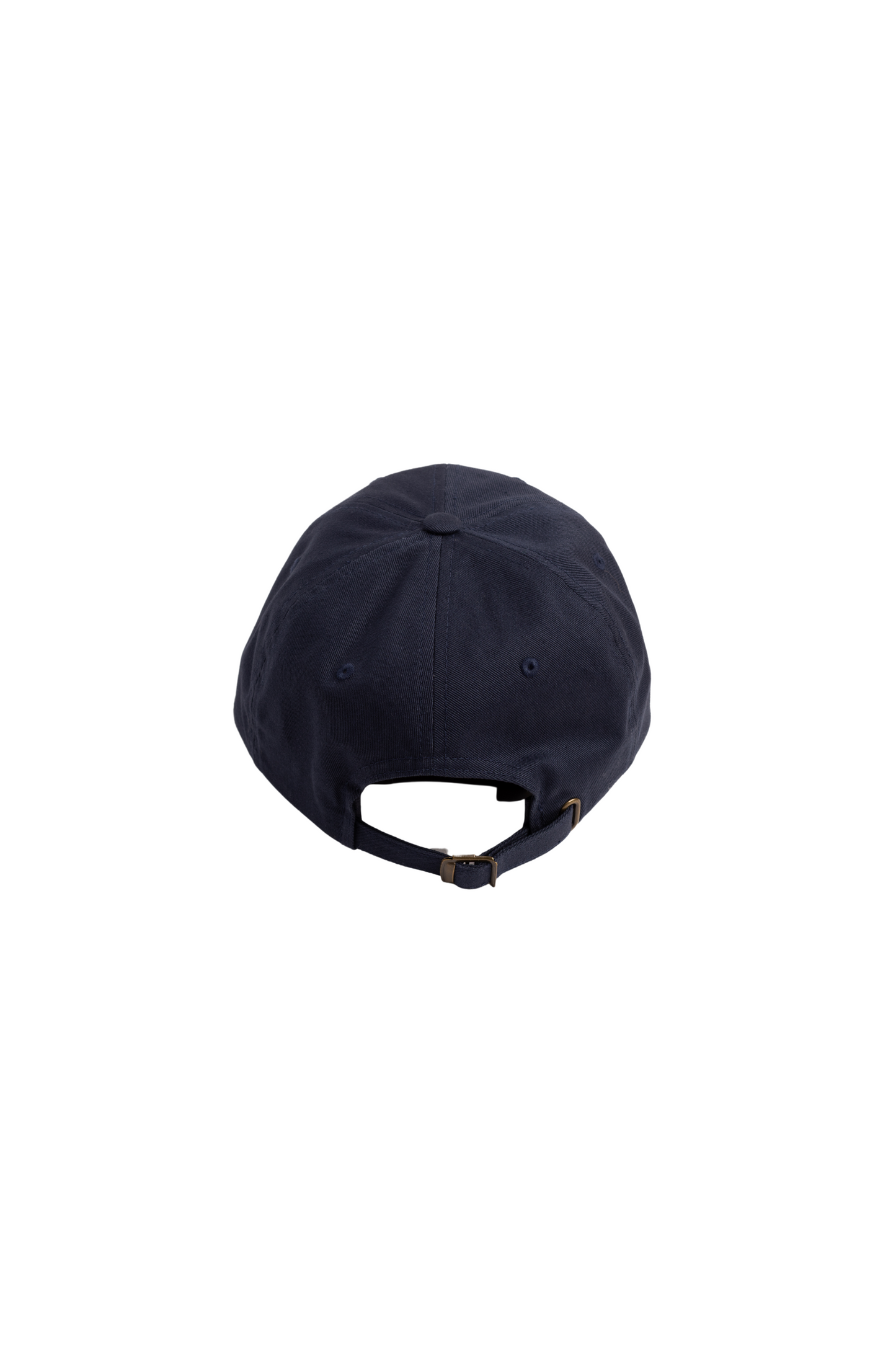 Chambers Unisex Navy Blue Baseball Cap With White Logo